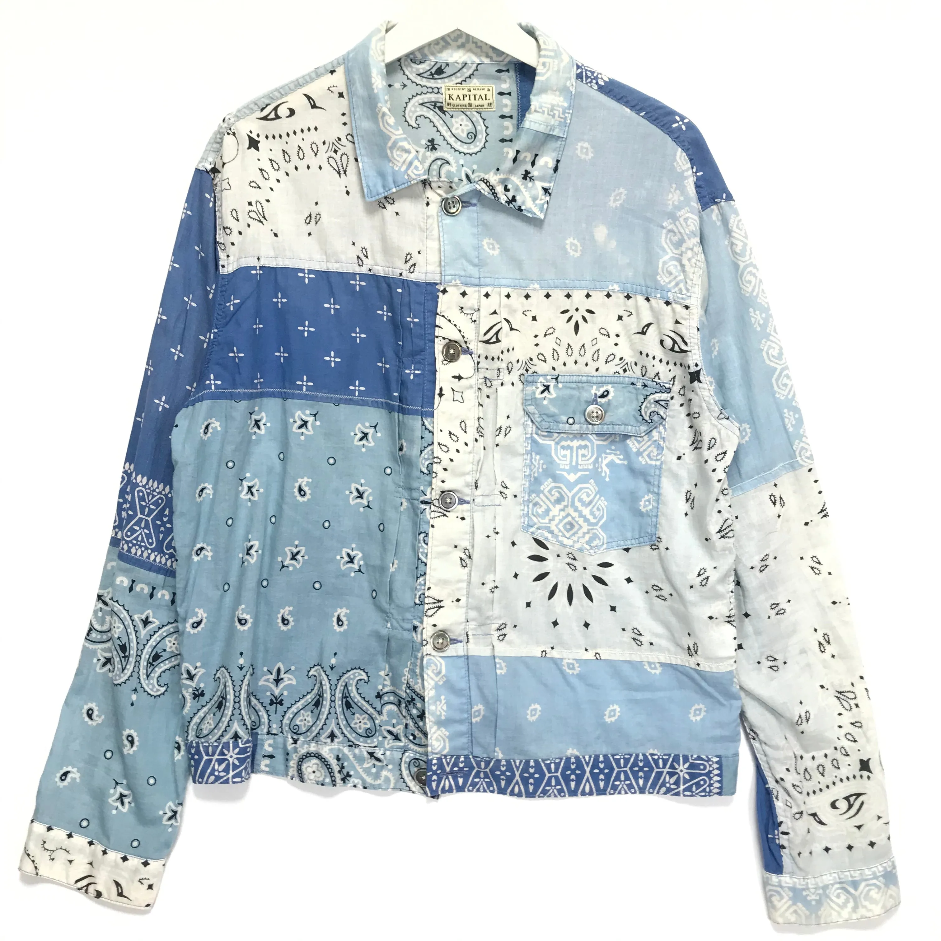 [2XL] Kapital Kountry Vintage Bandana Jacket Shirt