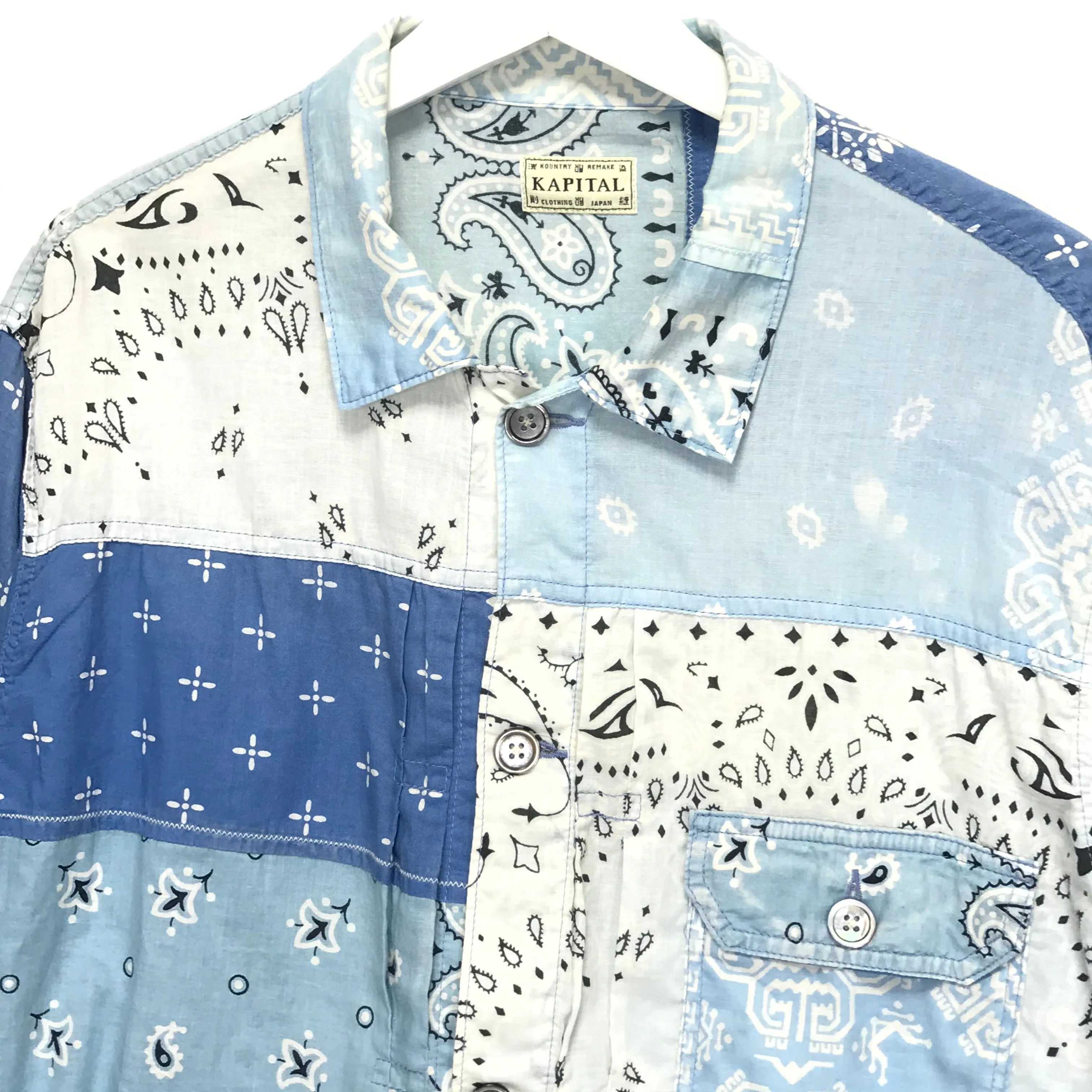 [2XL] Kapital Kountry Vintage Bandana Jacket Shirt