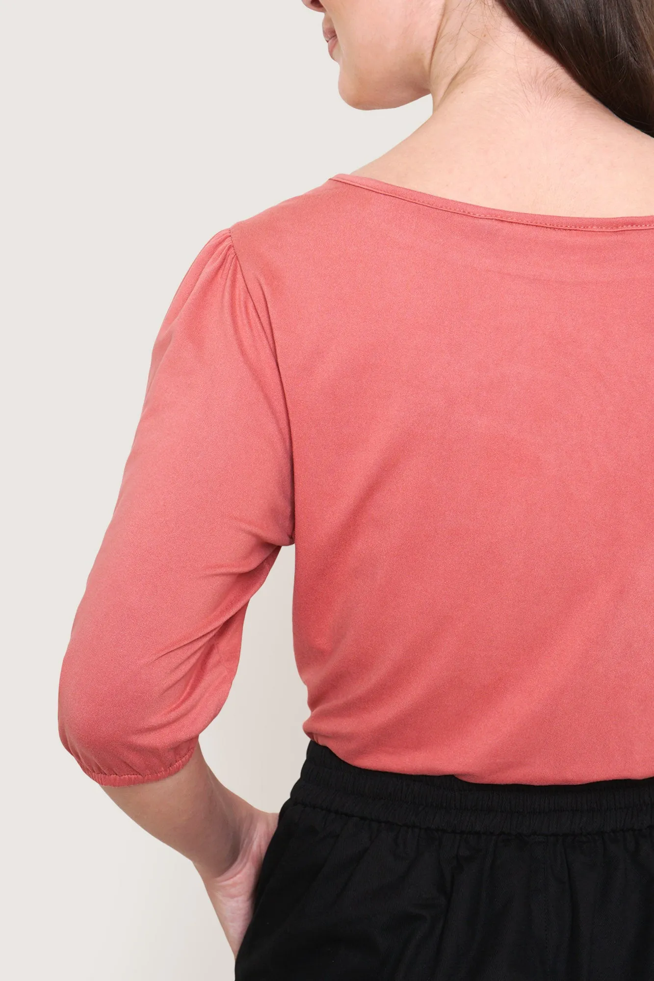 3/4 Puff Sleeve Tee