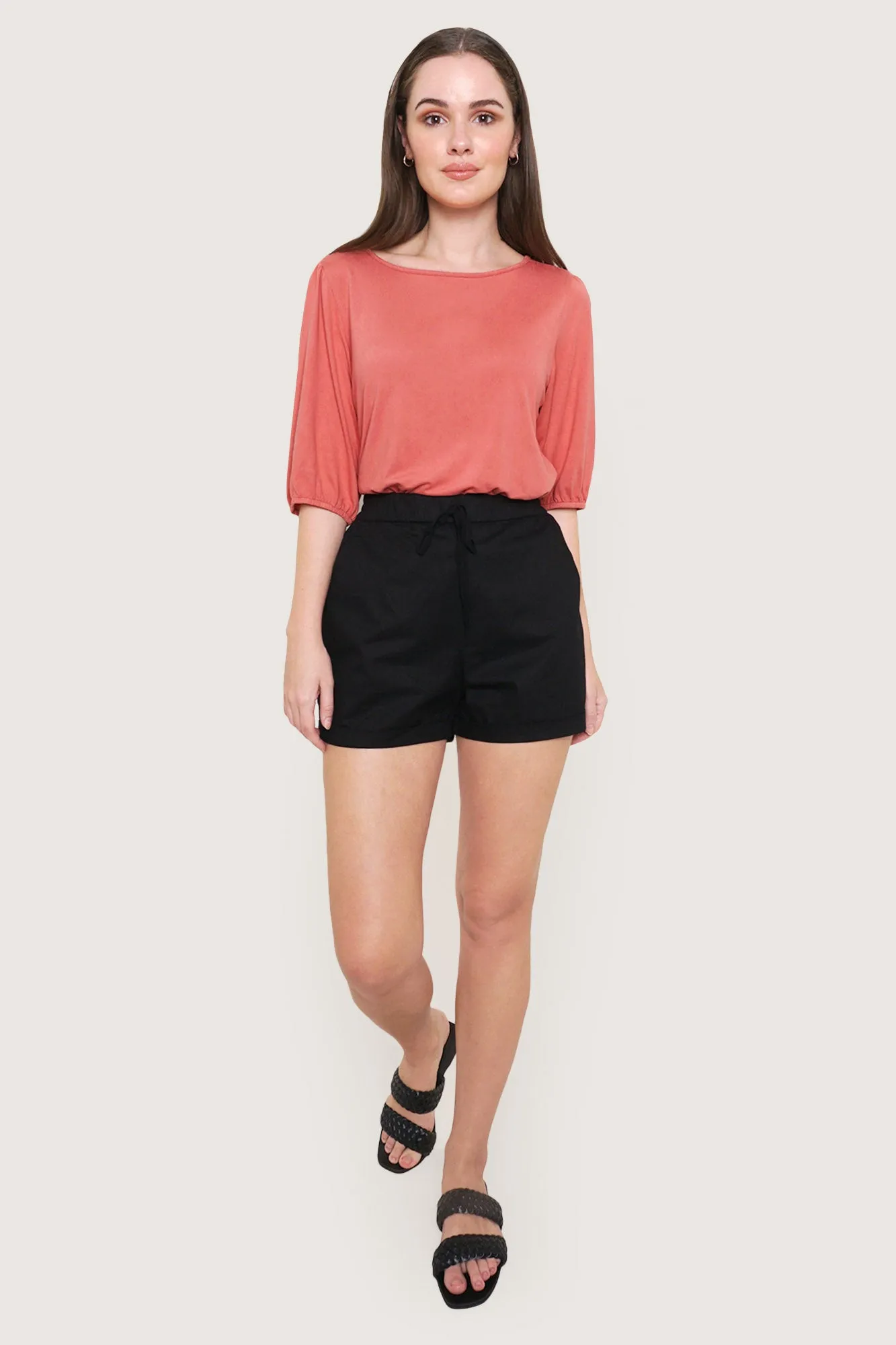 3/4 Puff Sleeve Tee
