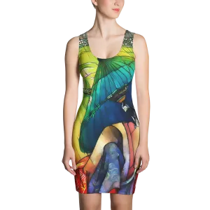 #6d04f900 - ALTINO Senshi Fitted Dress - Senshi Girl Collection