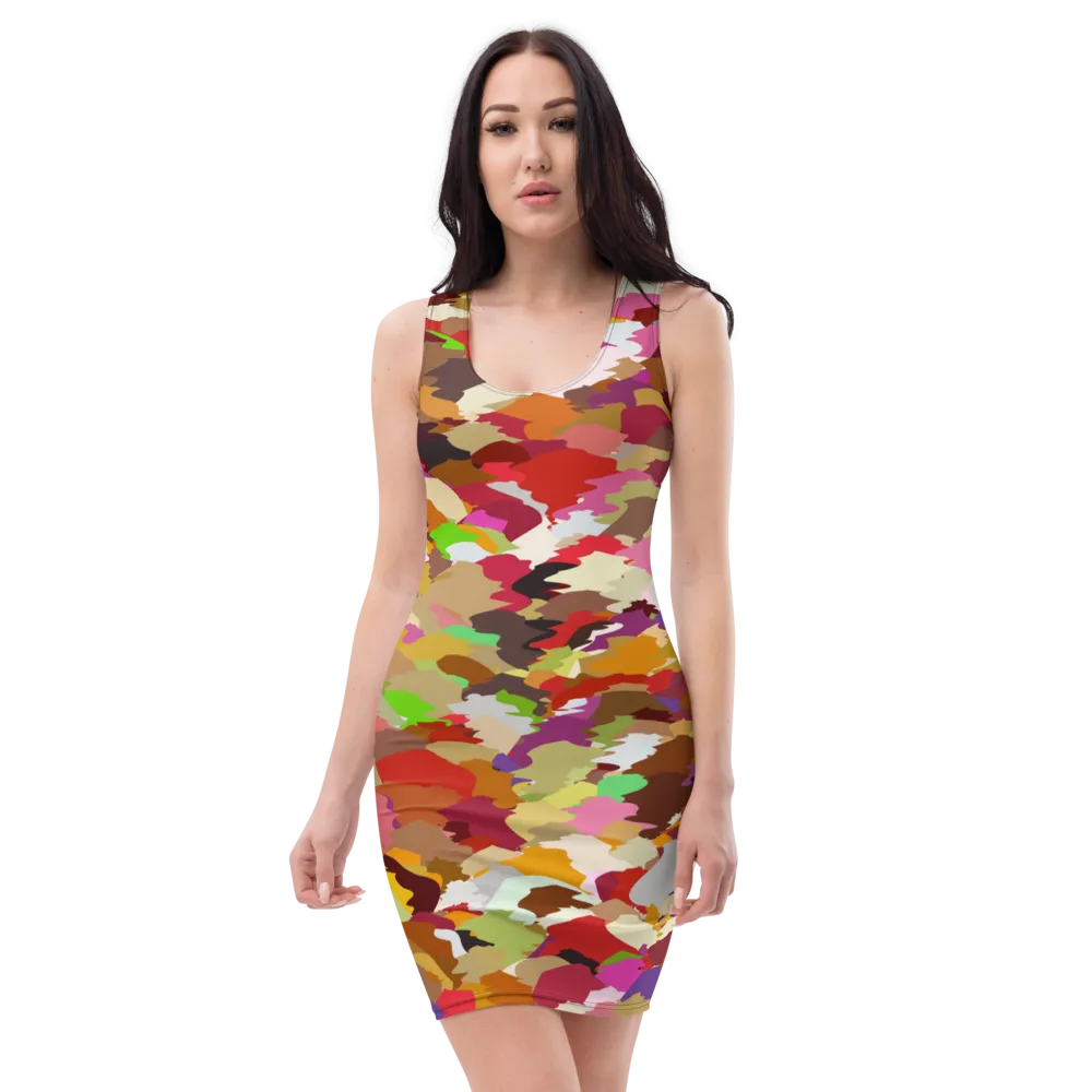 #a477f780 - ALTINO Fitted Dress - Eat My Gelato Collection