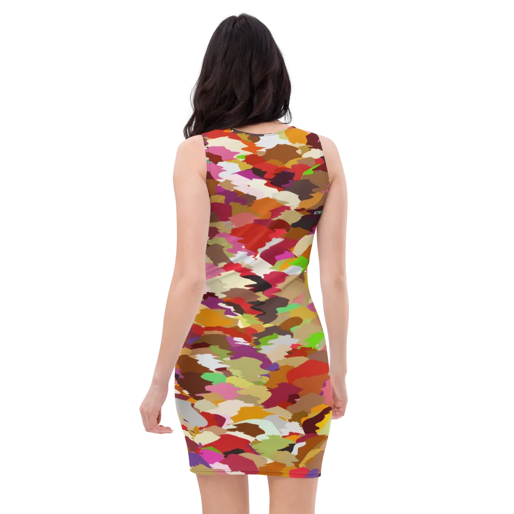 #a477f780 - ALTINO Fitted Dress - Eat My Gelato Collection