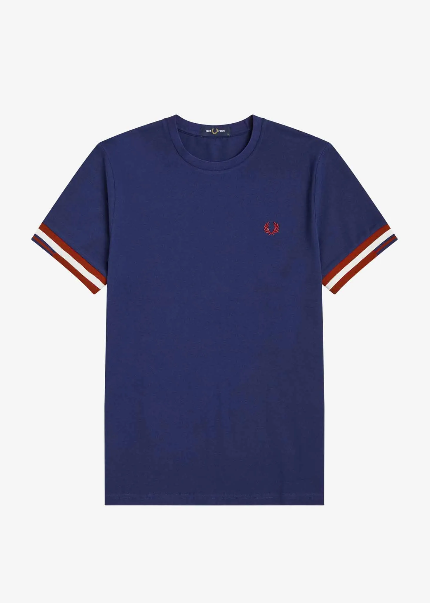 Abstract cuff t-shirt - french navy
