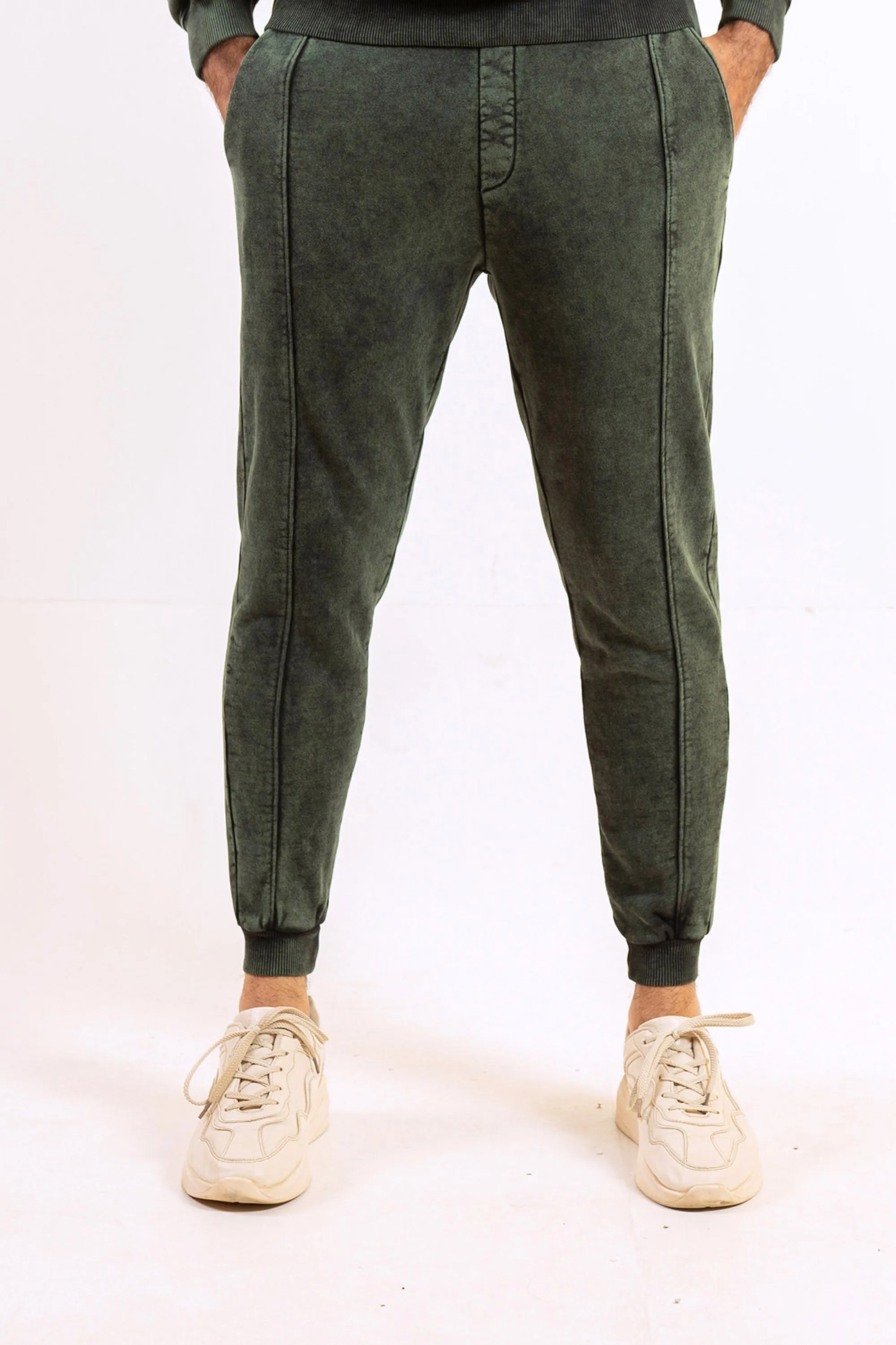 Acid Wash Jogger Pants