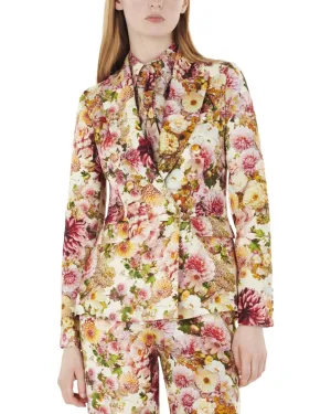 Adam Lippes Double Breasted Wool & Silk-Blend Jacket