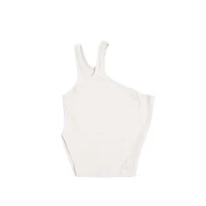 Air Jordan Womens Asymmetrical Ribbed Tank Top