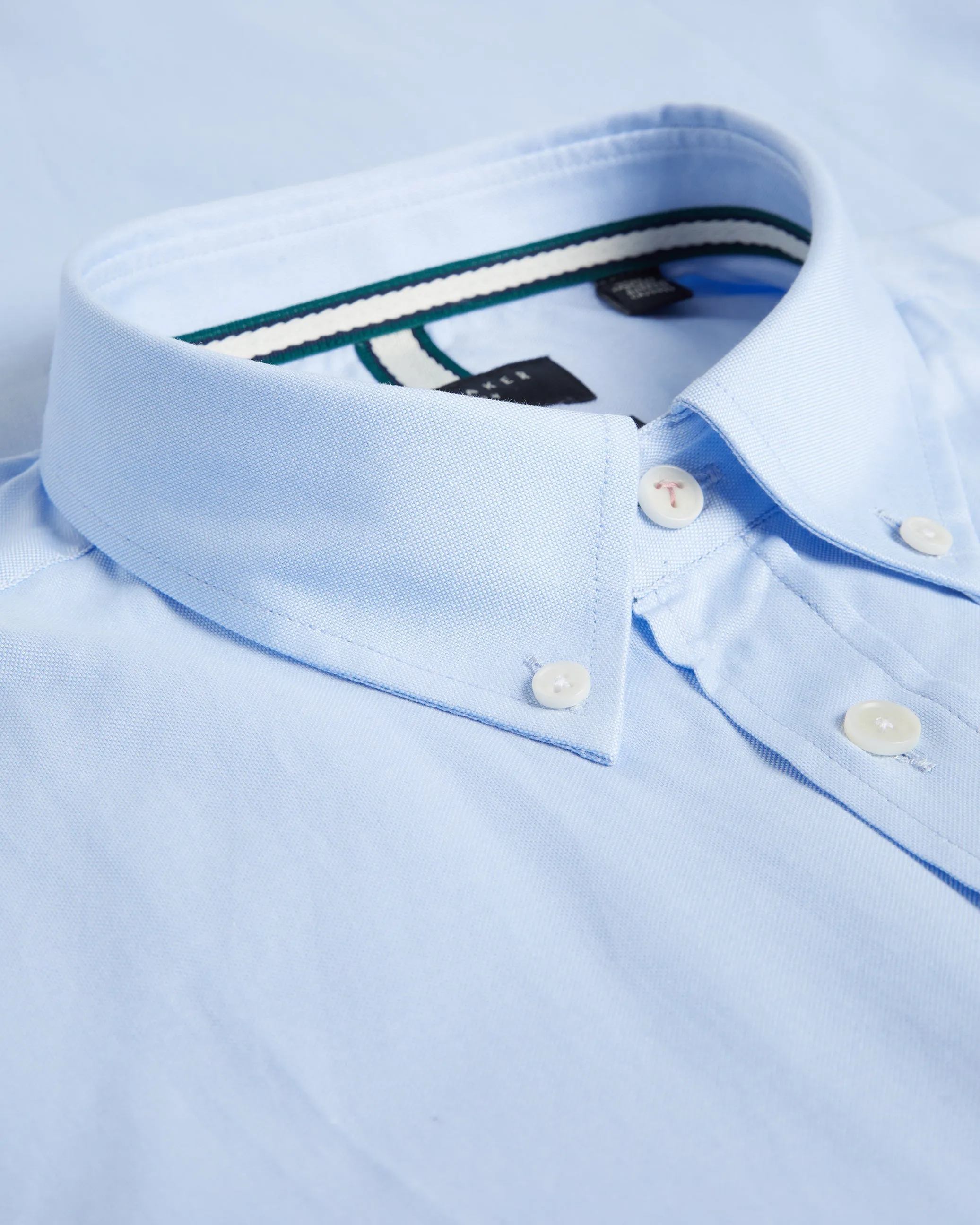 Aldgte Short Sleeve Regular Premium Oxford Lt-Blue