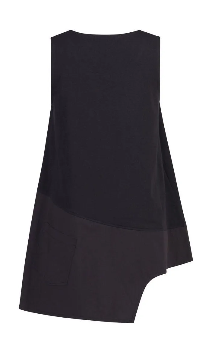 Alembika Cotton Asymmetrical Tank