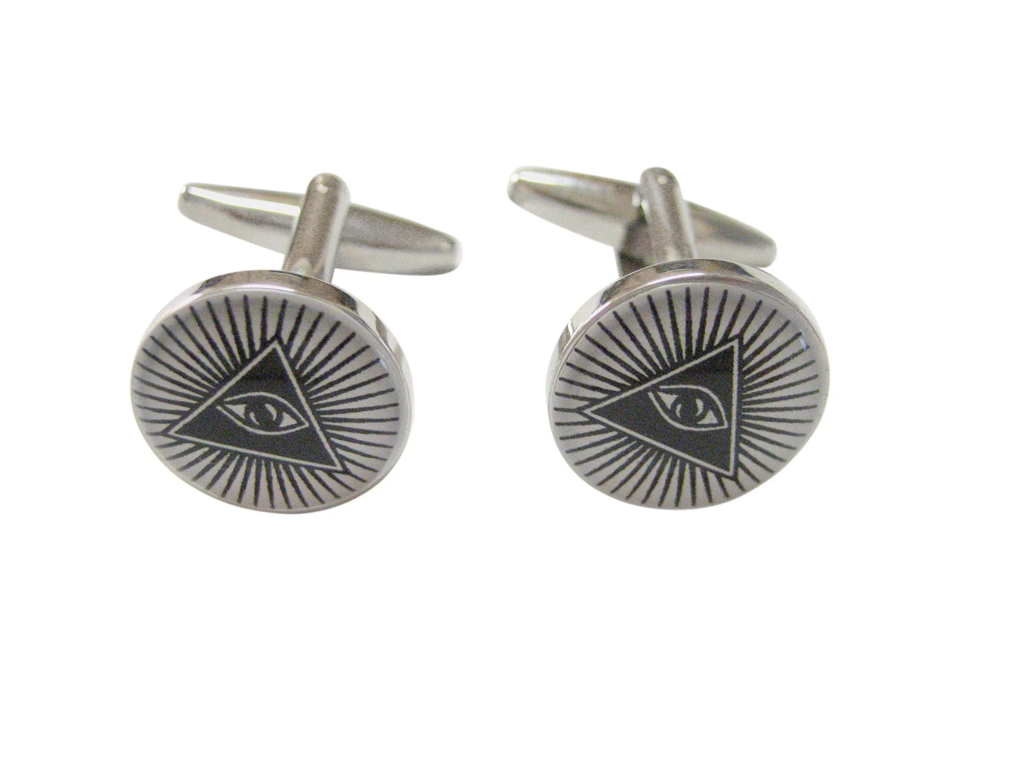 All Seeing Eye Pyramid Cufflinks