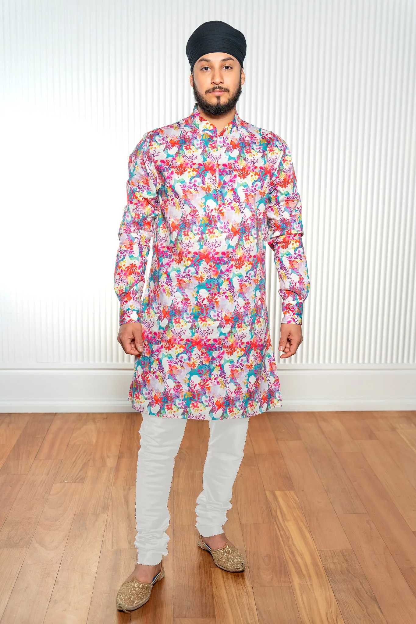 AMIN Watercolor Floral Kurta