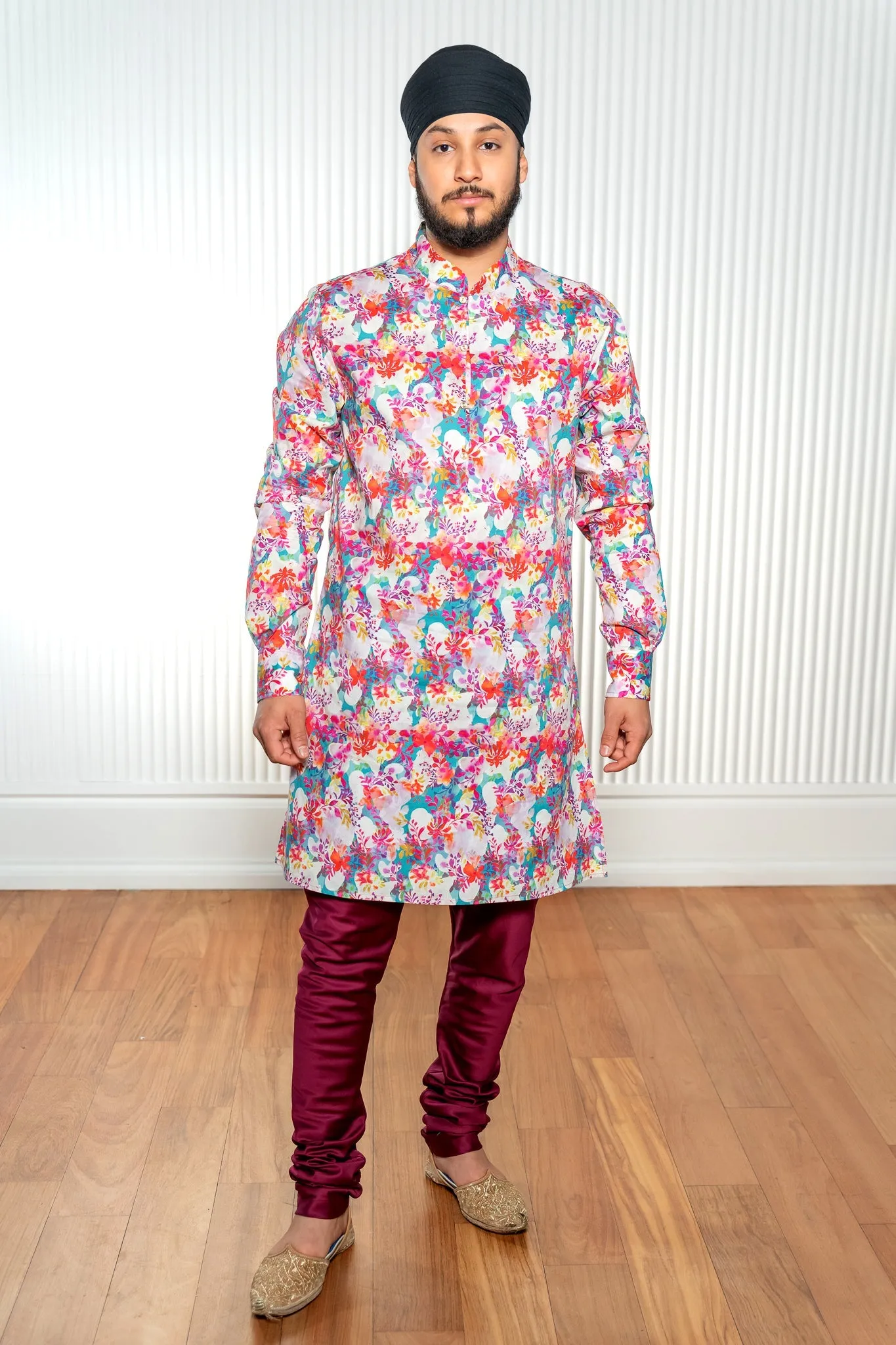AMIN Watercolor Floral Kurta