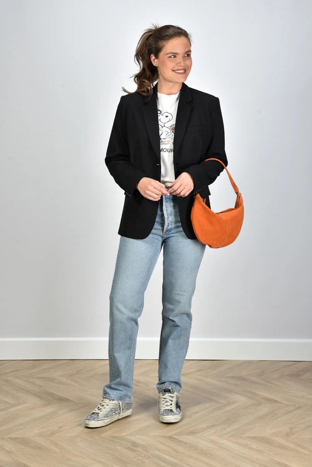 Anine Bing blazer Classic A-01-2116-000 black