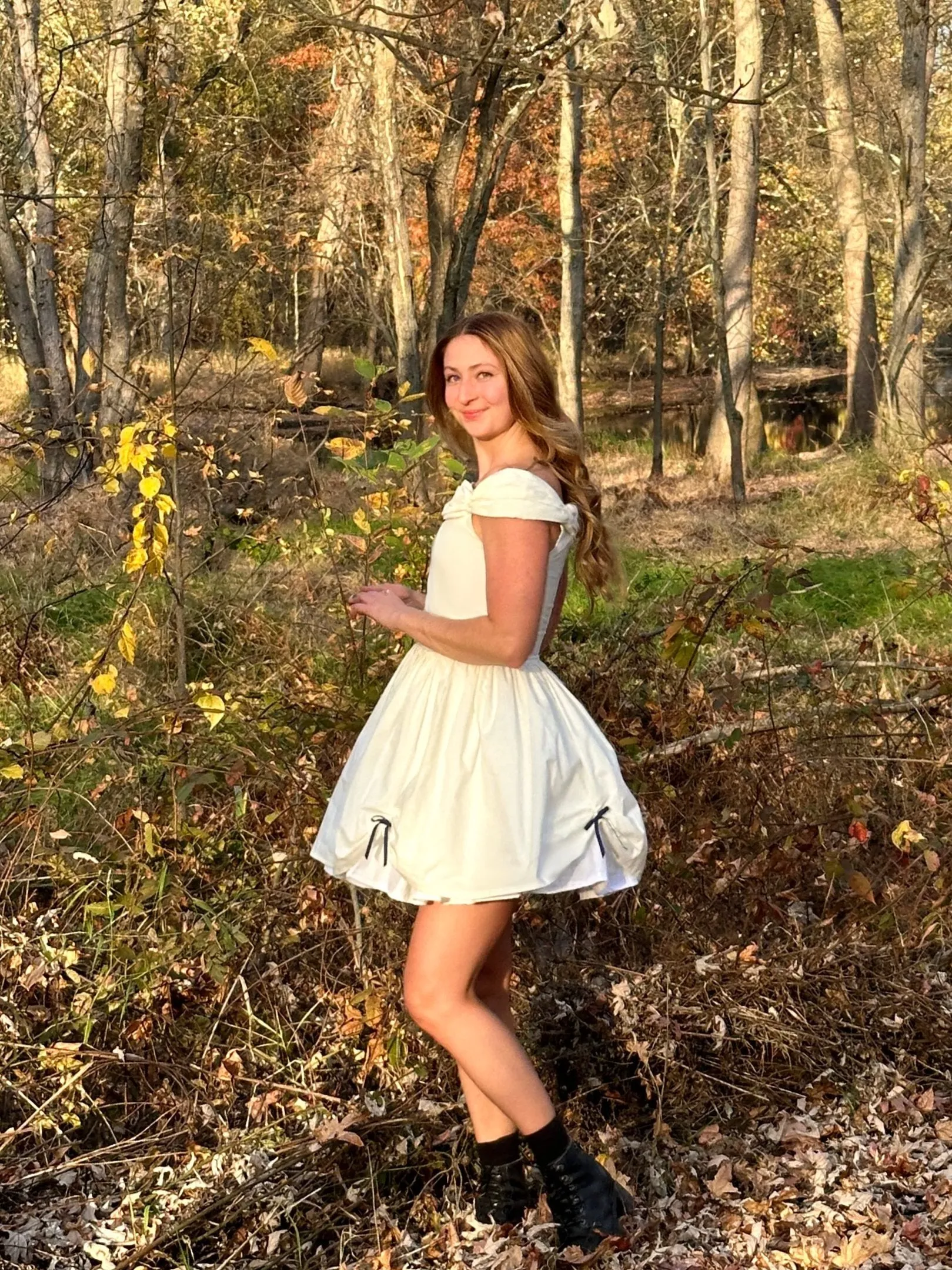 Annandale Dress in Creamline