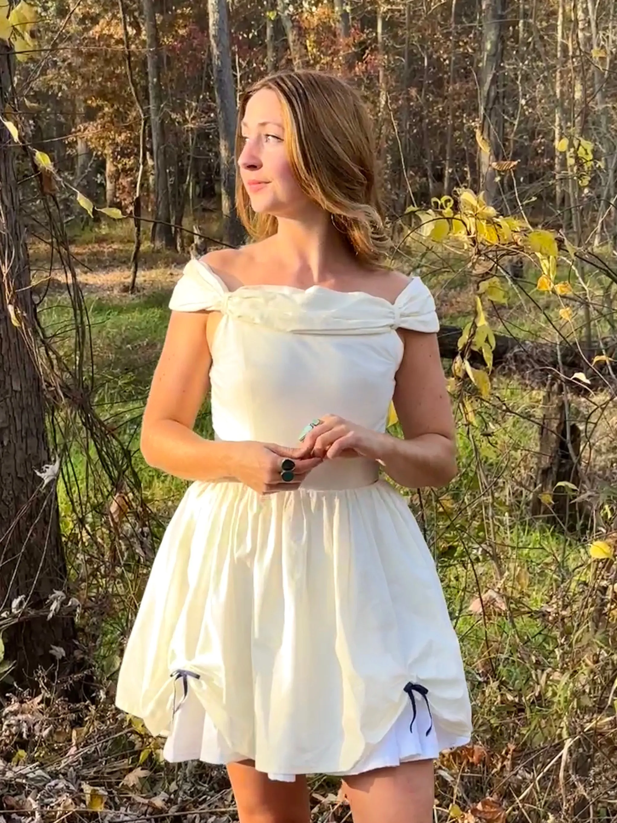 Annandale Dress in Creamline