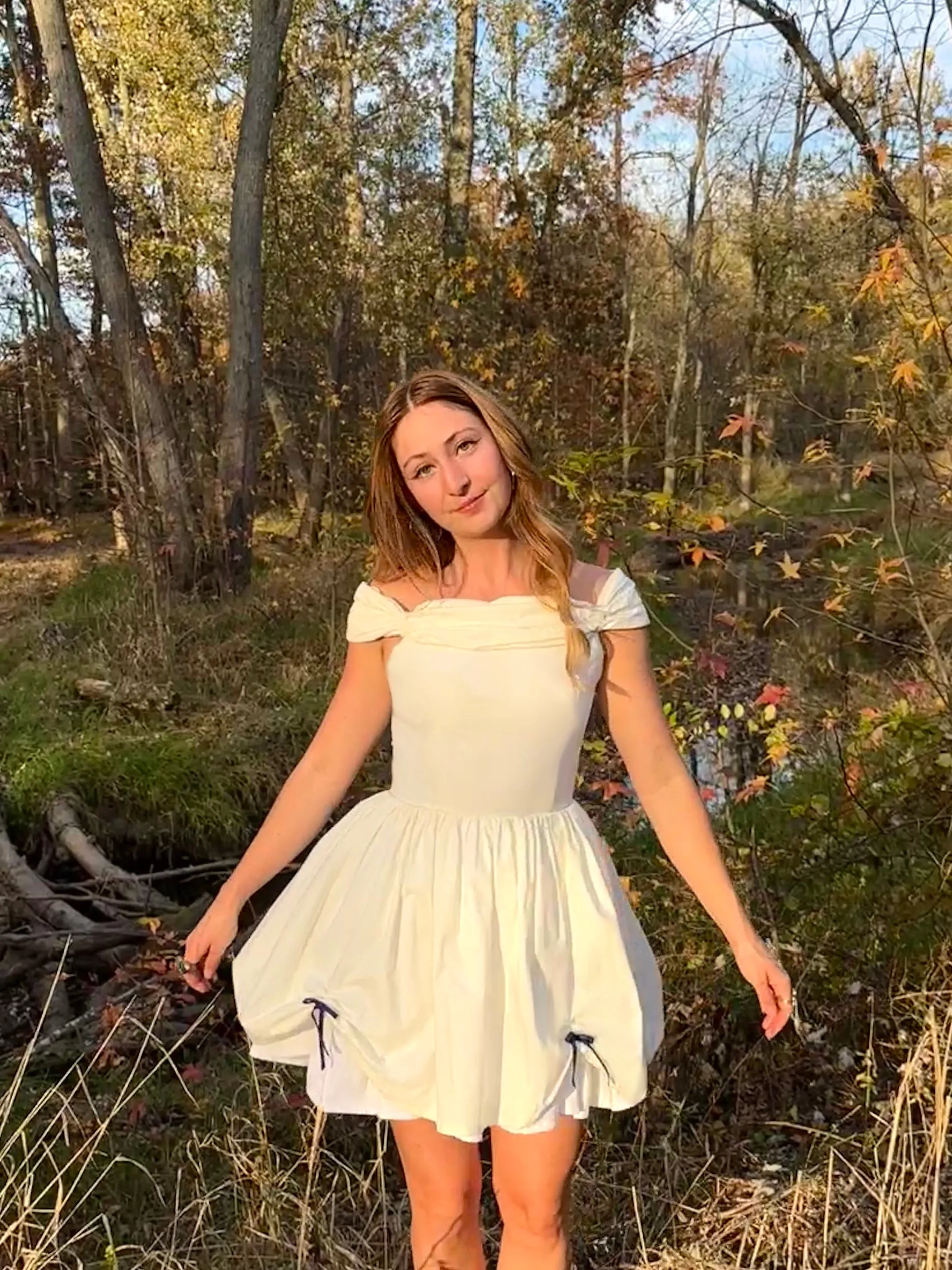 Annandale Dress in Creamline