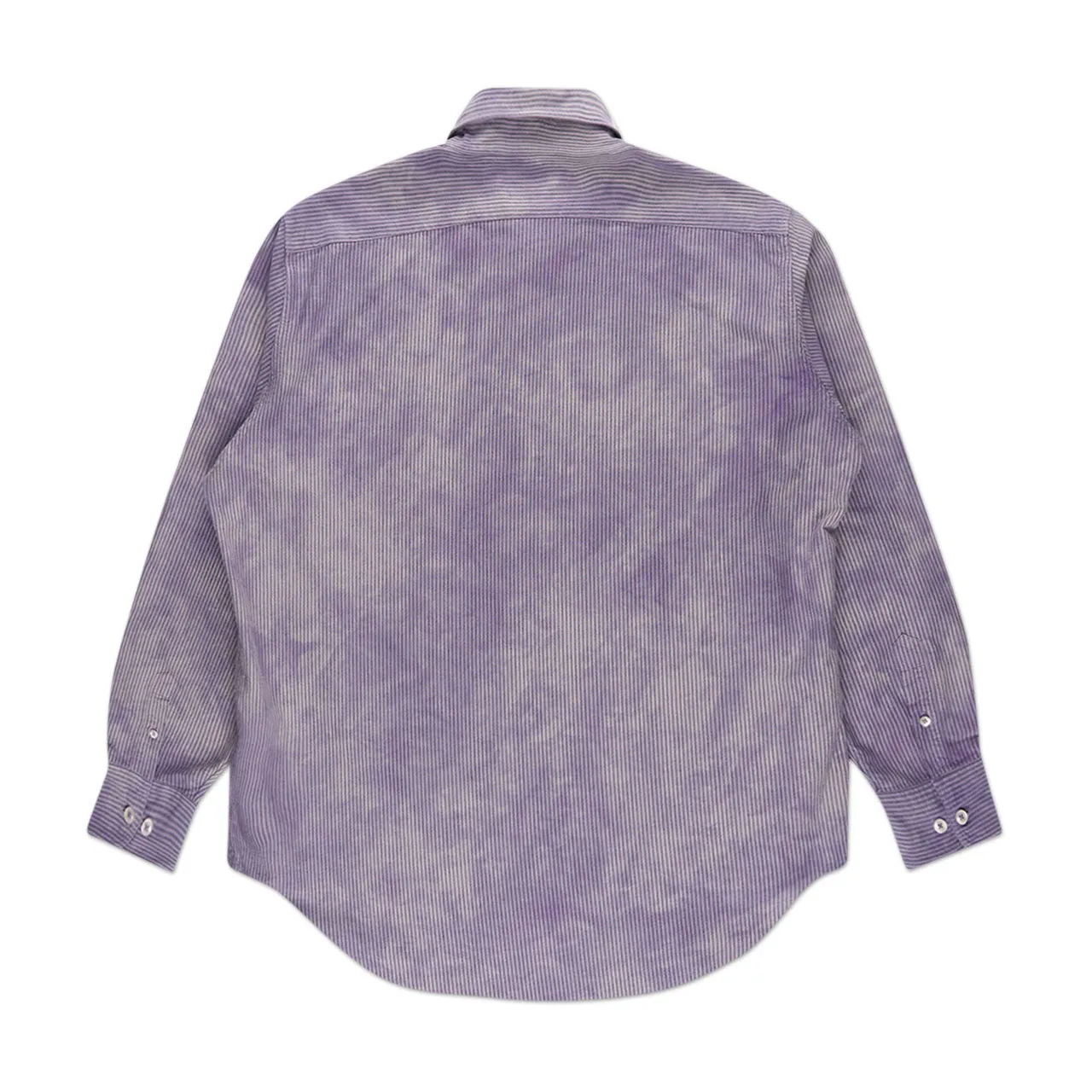 aries od oxford stripe shirt (purple)
