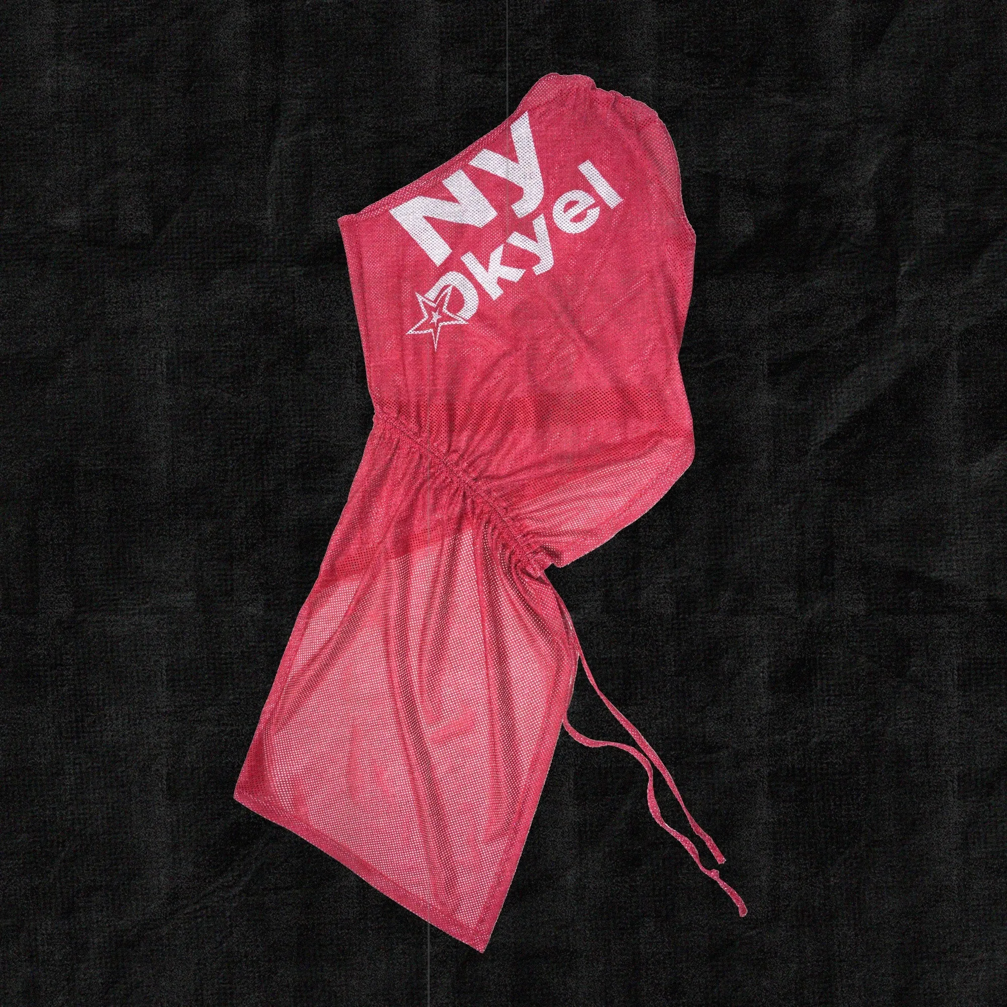 Asymmetrical Drawstring Jersey