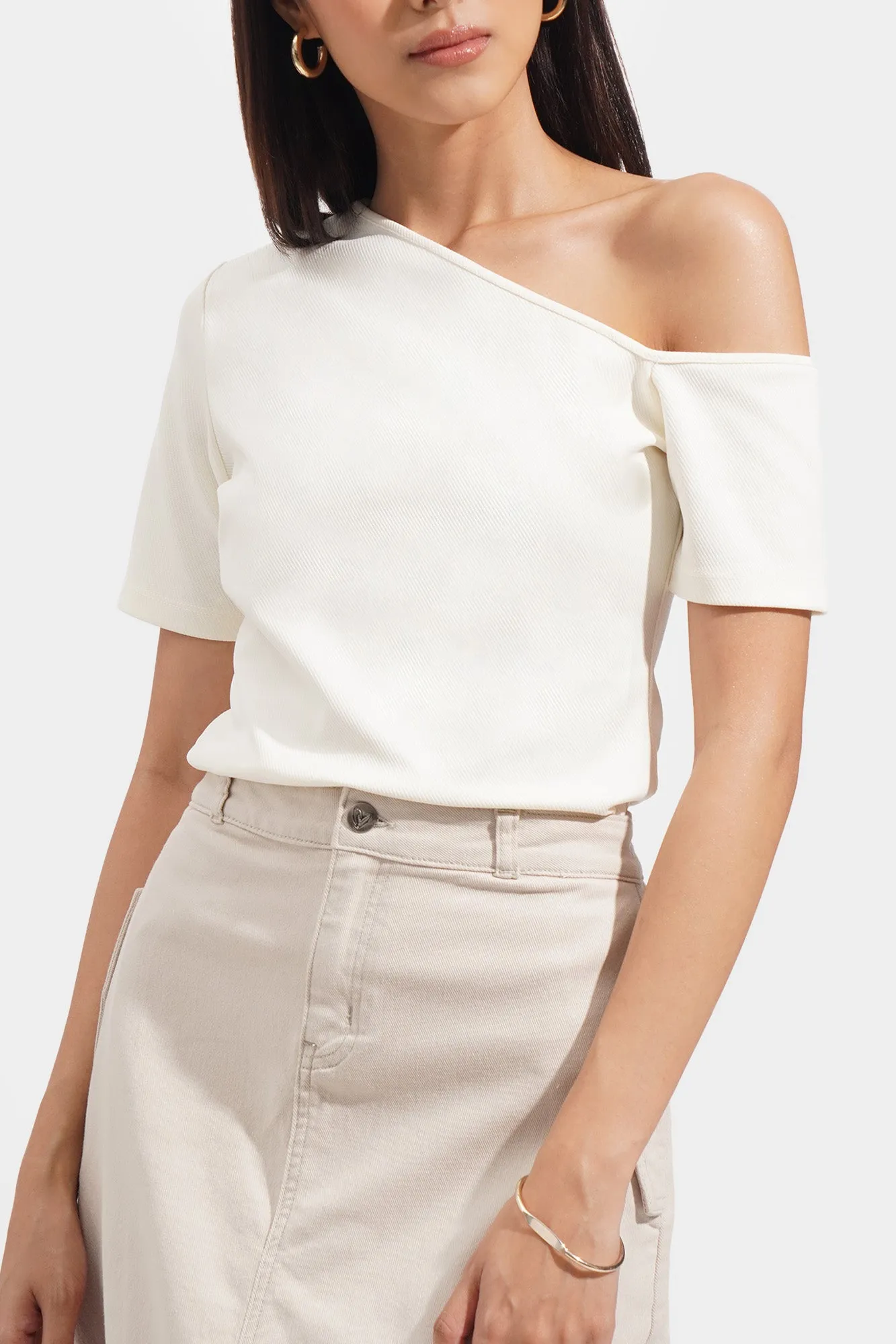 Asymmetrical Knit Top