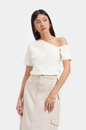 Asymmetrical Knit Top