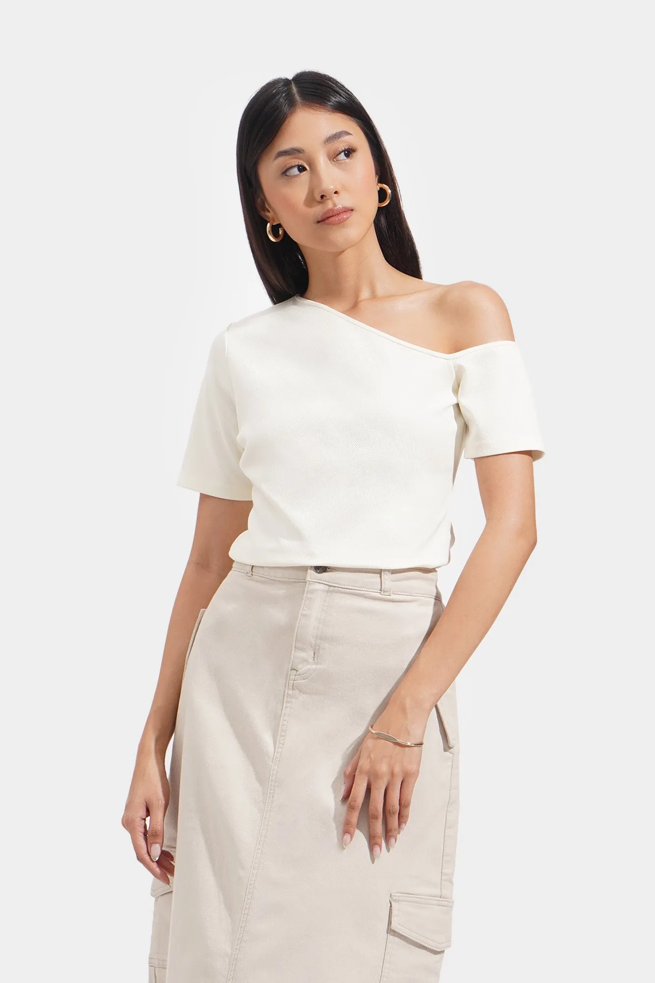 Asymmetrical Knit Top