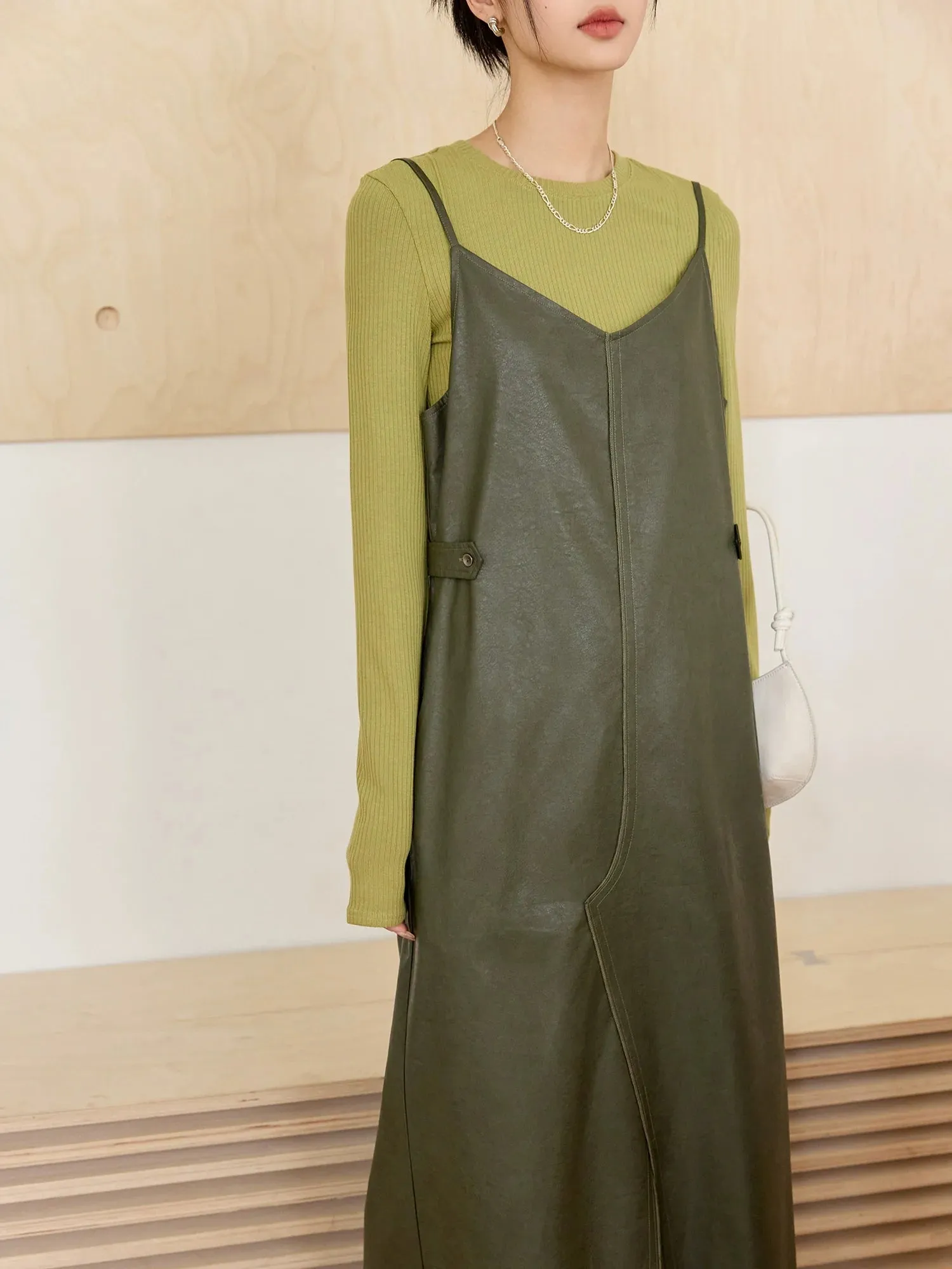 Asymmetrical Ribbed Crop Top