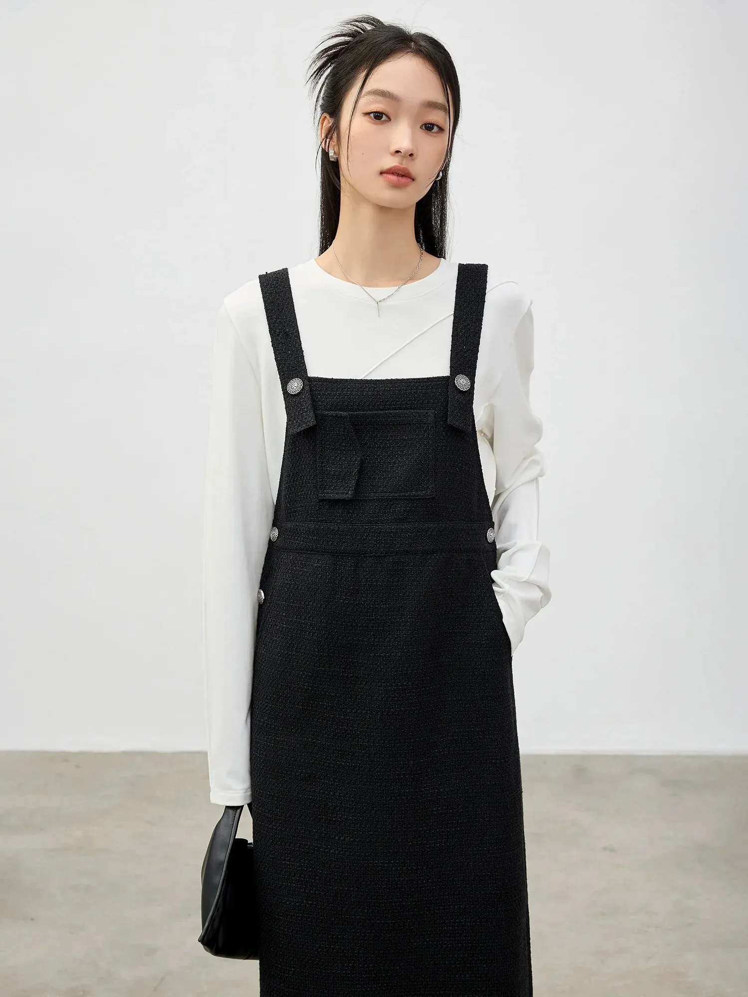 Asymmetrical Seam Long Sleeve Top