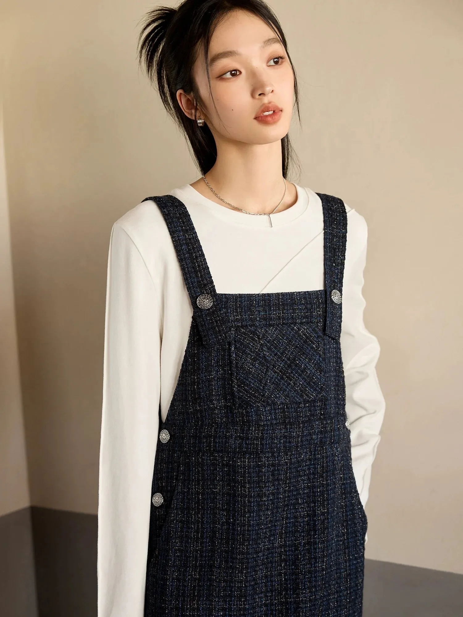 Asymmetrical Seam Long Sleeve Top
