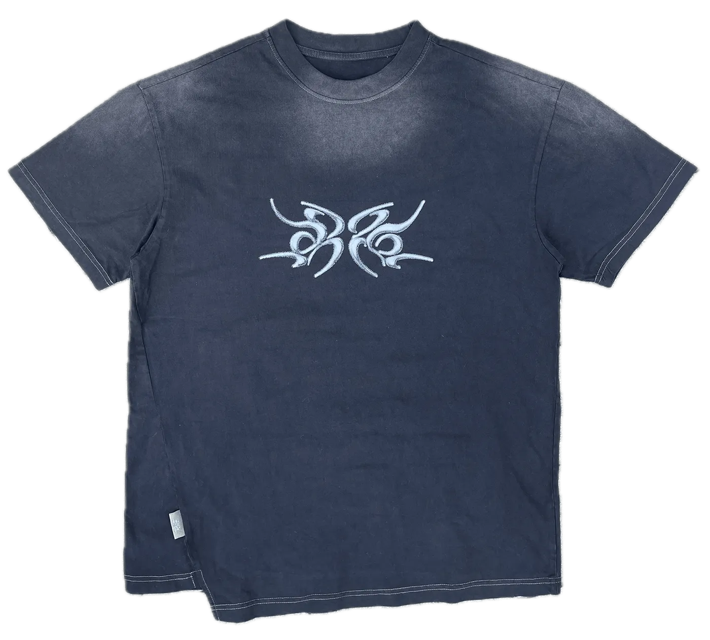 Asymmetrical T-Shirt with Volume Print