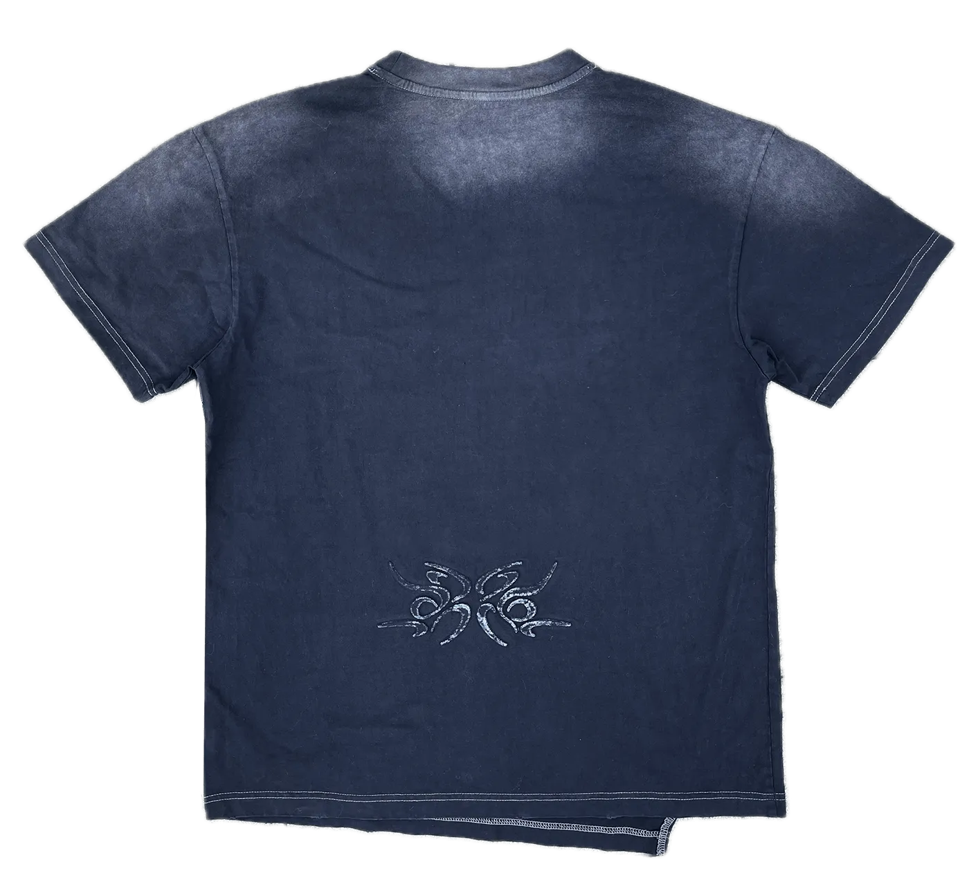 Asymmetrical T-Shirt with Volume Print