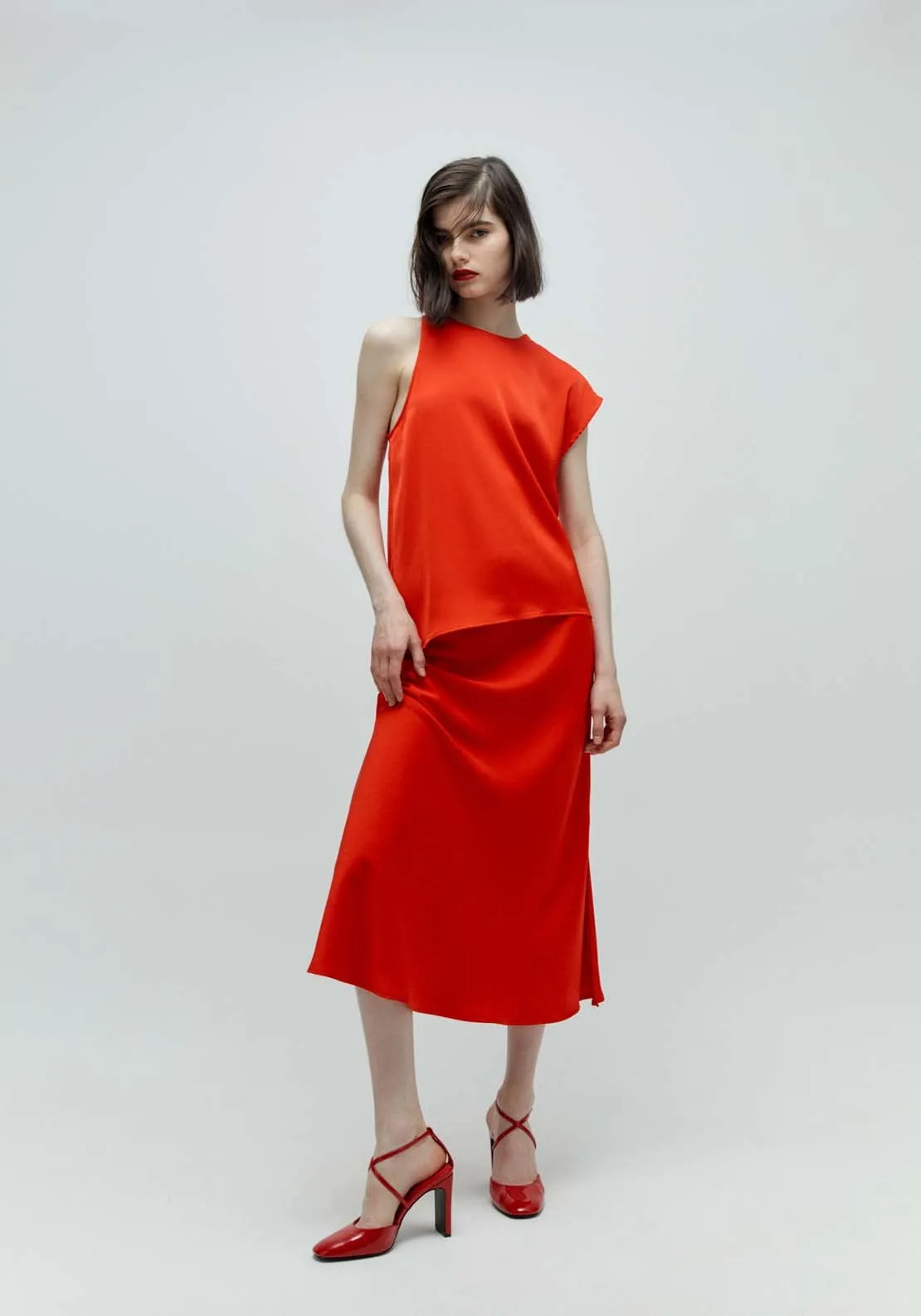 Asymmetrical top - Red