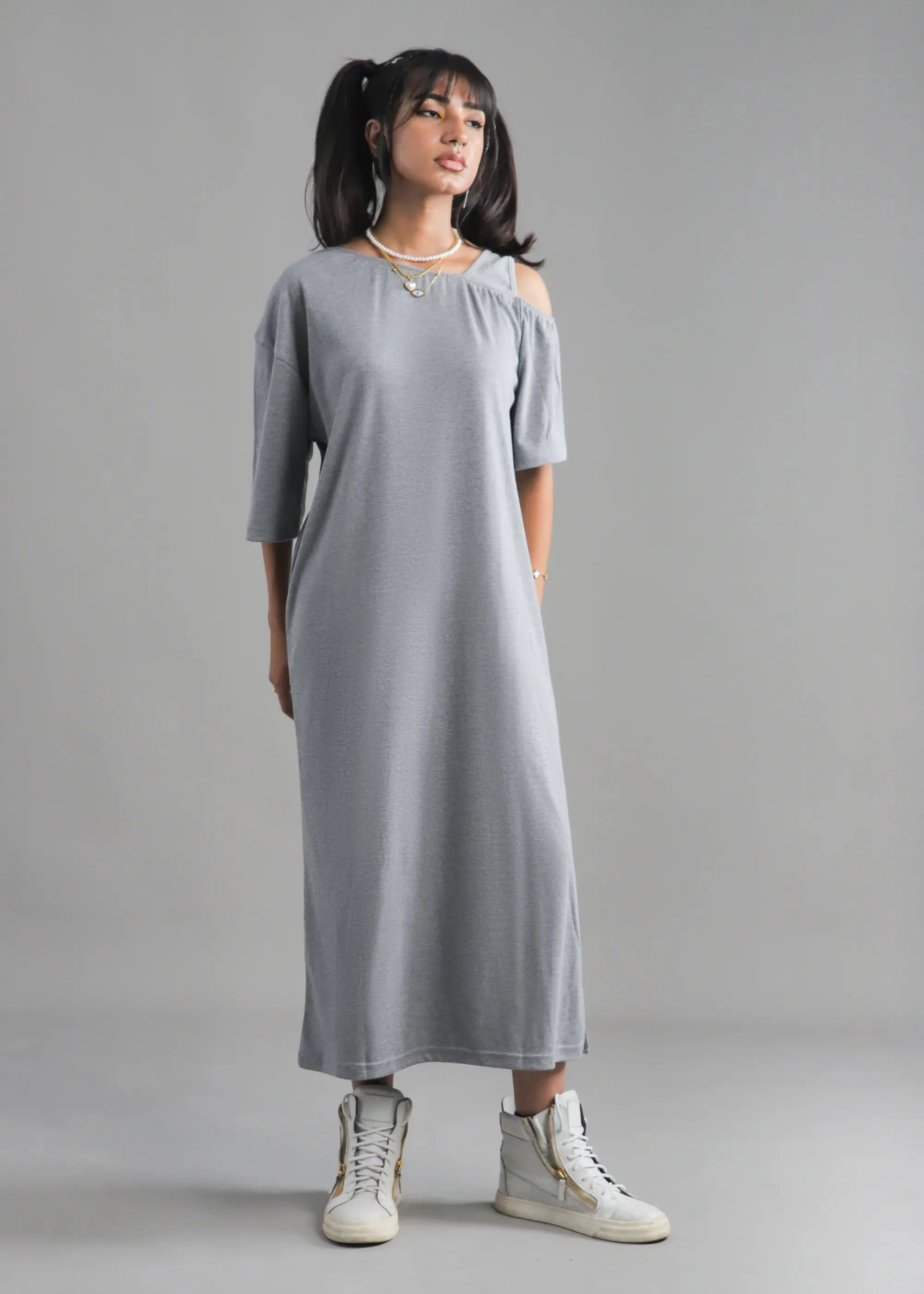 Asymmetrical Tshirt Dress