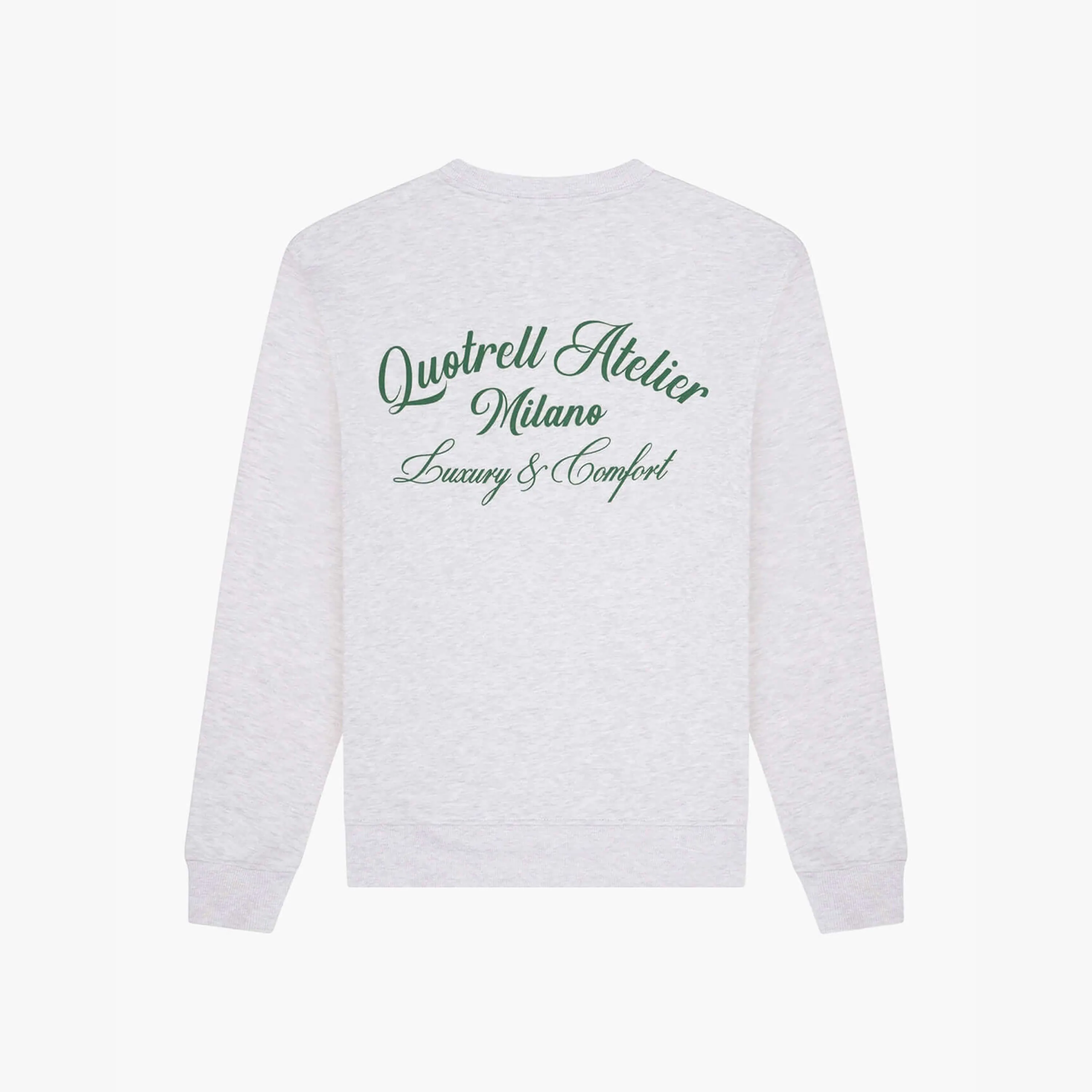 ATELIER MILANO CREWNECK | LIGHT GREY MELEE/GRE