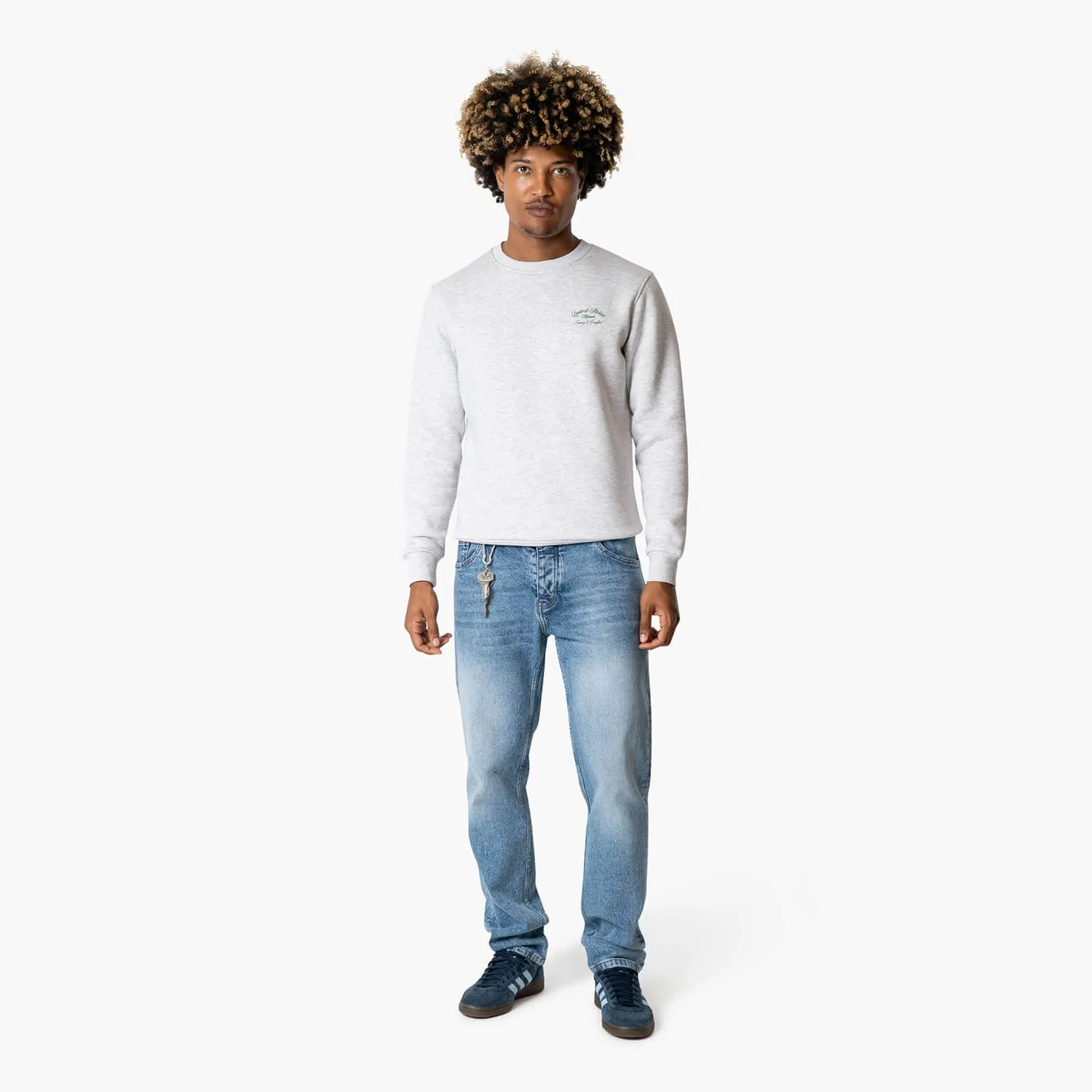 ATELIER MILANO CREWNECK | LIGHT GREY MELEE/GRE