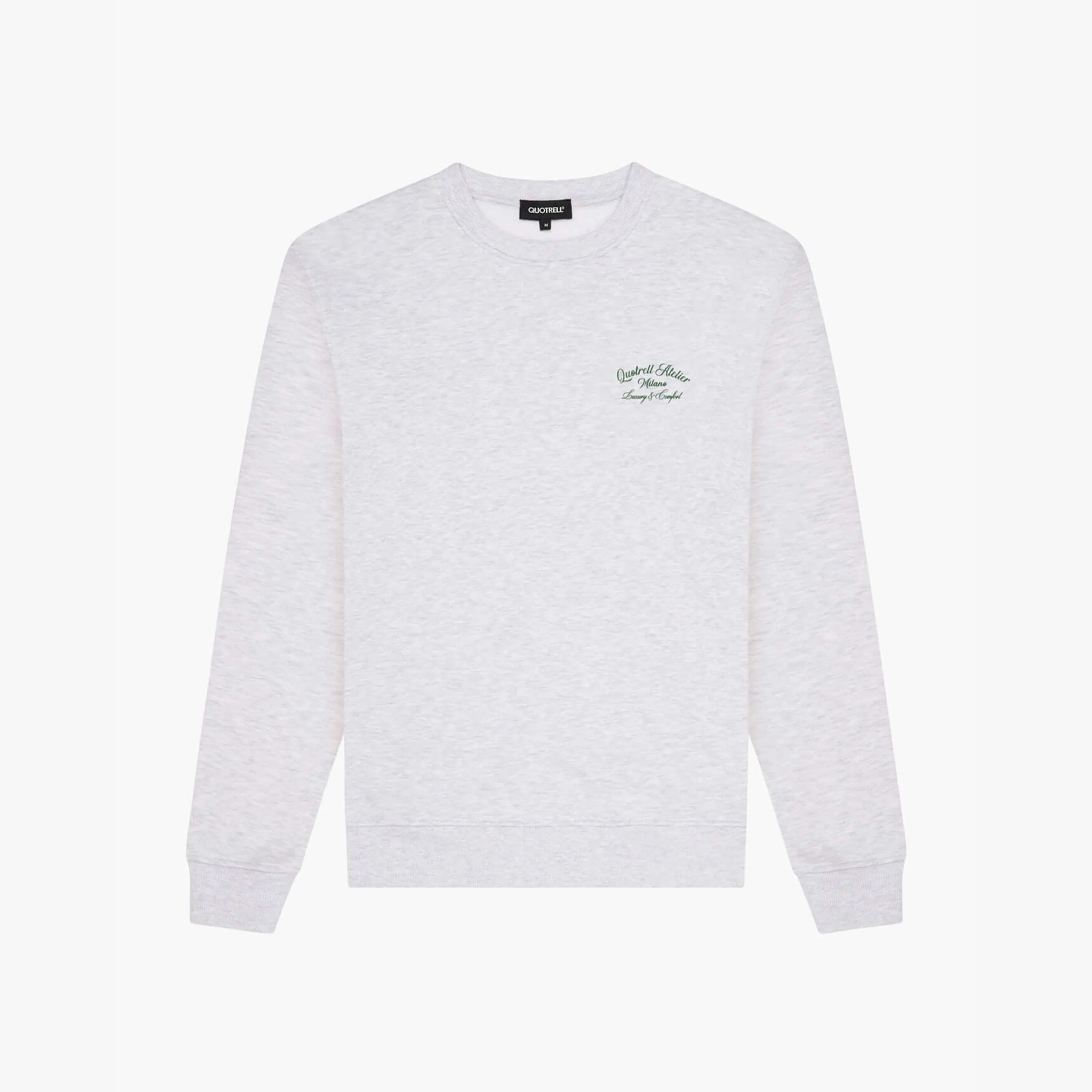 ATELIER MILANO CREWNECK | LIGHT GREY MELEE/GRE