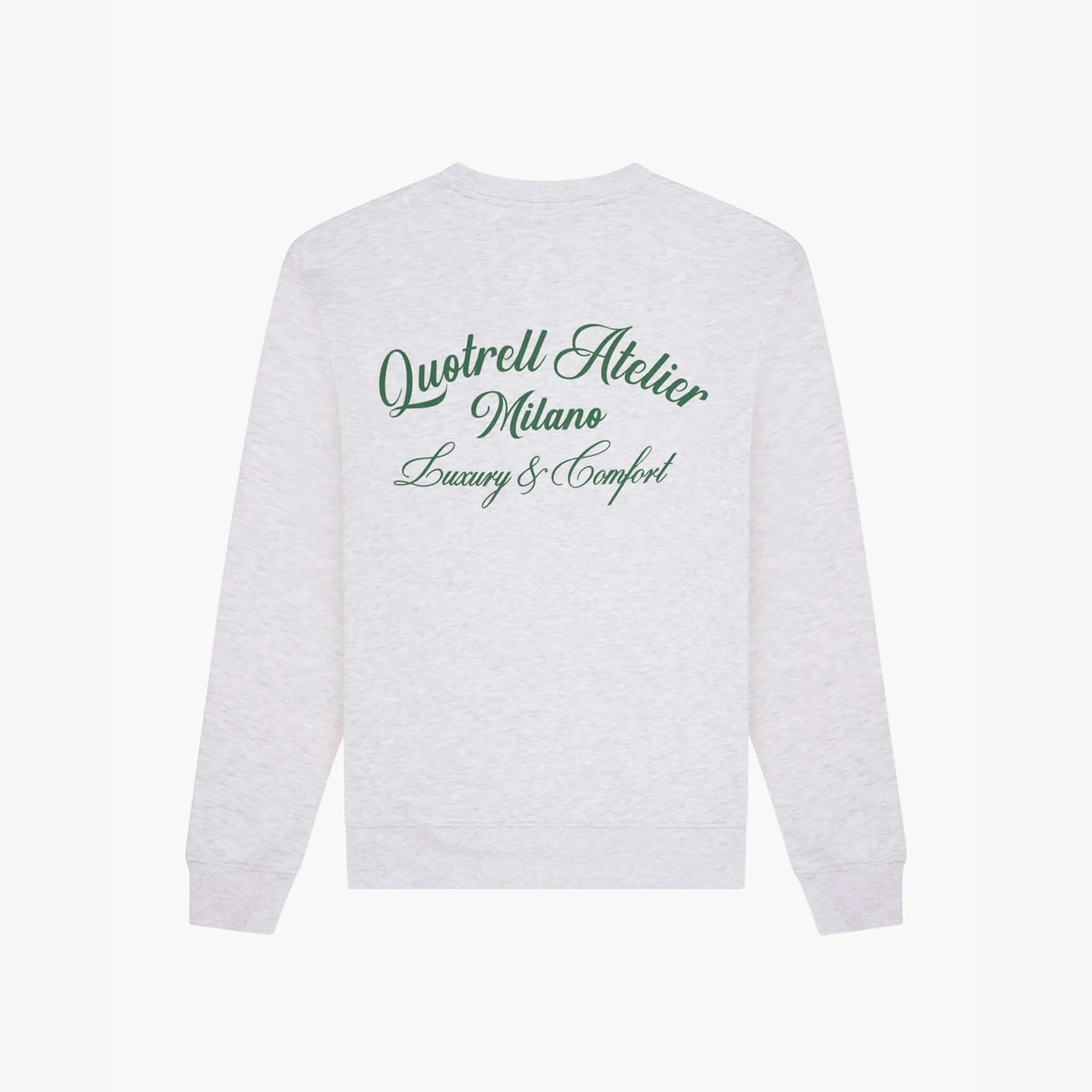 ATELIER MILANO CREWNECK | LIGHT GREY MELEE/GRE