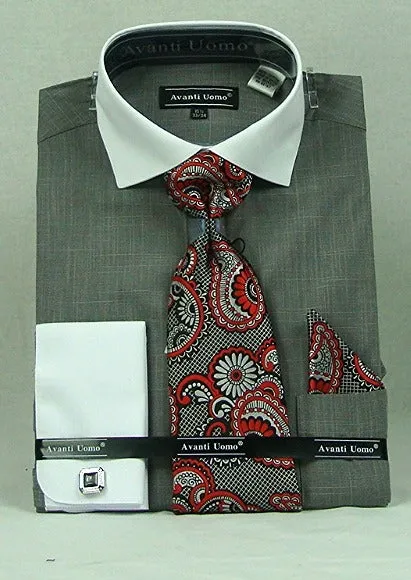 AVANTI UOMO-DN73M-DK GREY