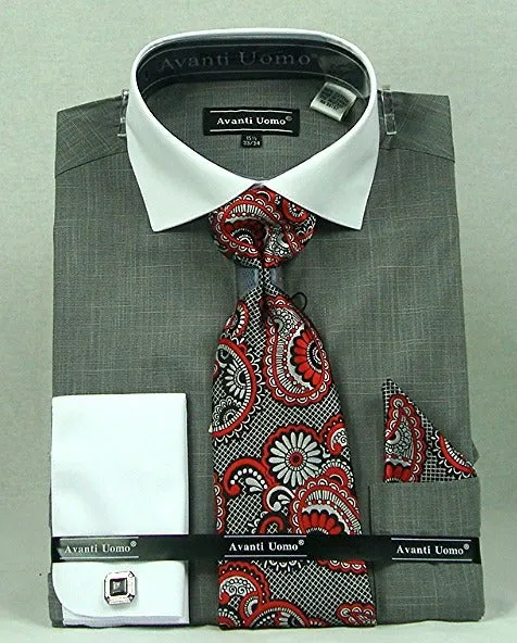 AVANTI UOMO-DN73M-DK GREY