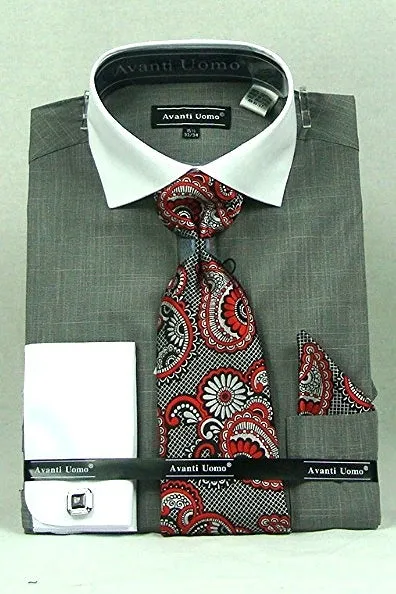 AVANTI UOMO-DN73M-DK GREY