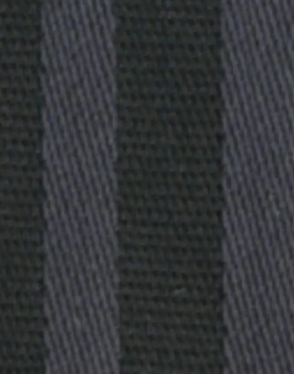 BENCHMARK Women's Dobby Stripe long sleeve shirt M8132