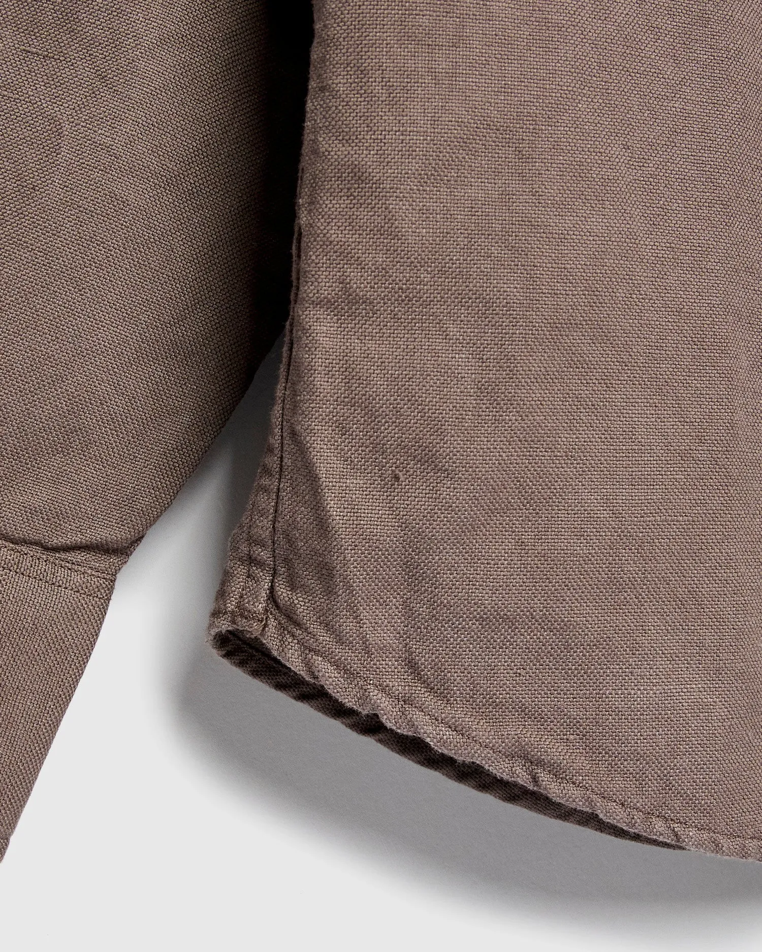 Big Oxford Shirt in Espresso Hemp
