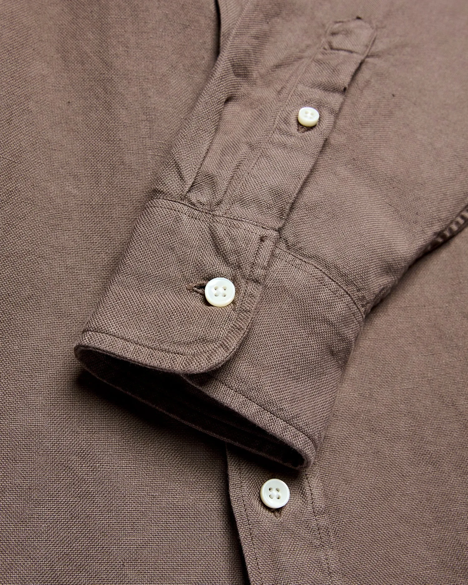 Big Oxford Shirt in Espresso Hemp