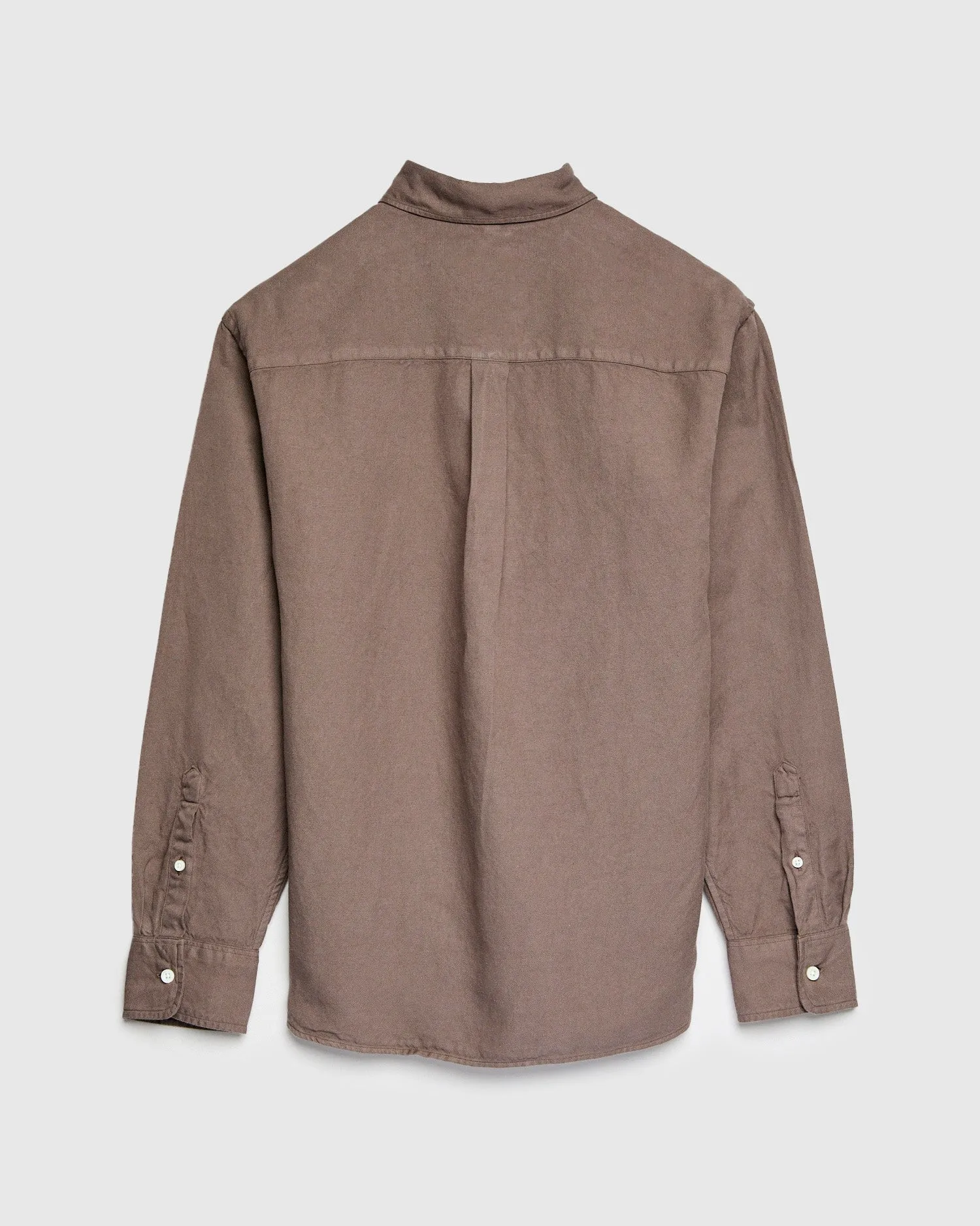 Big Oxford Shirt in Espresso Hemp