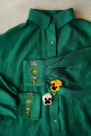 Birdsong Silk Shirt