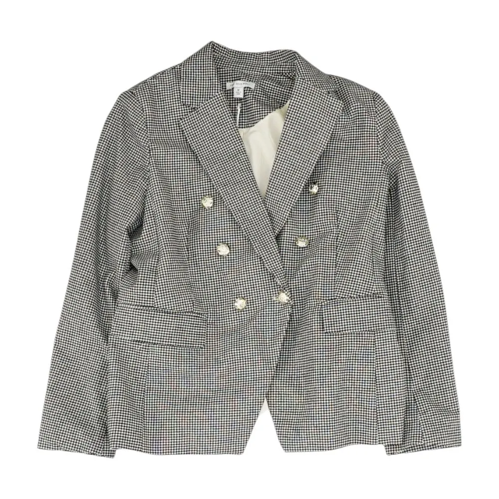 Black Houndstooth Blazer