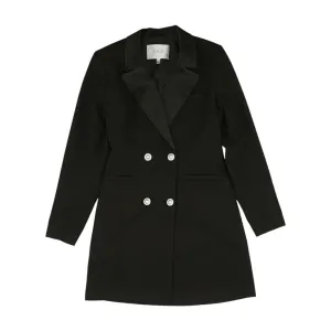 Black Solid Blazer