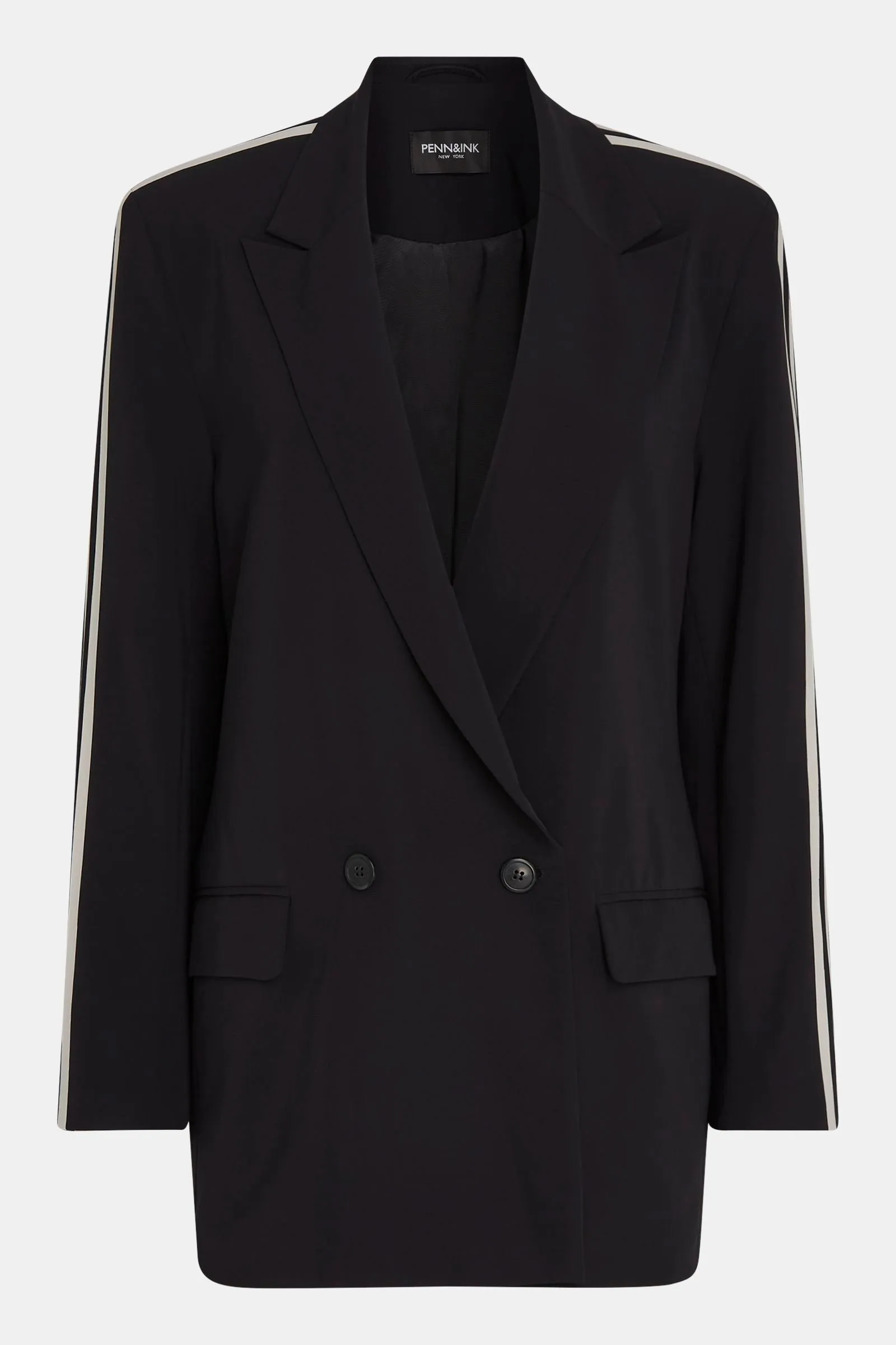 BLAZER (LOGAN STRIPE) BLACK