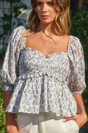 Bloom Puff Sleeve Top
