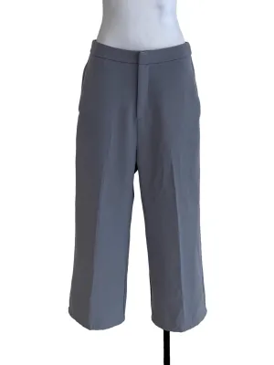 Blue Plain Formal Pants
