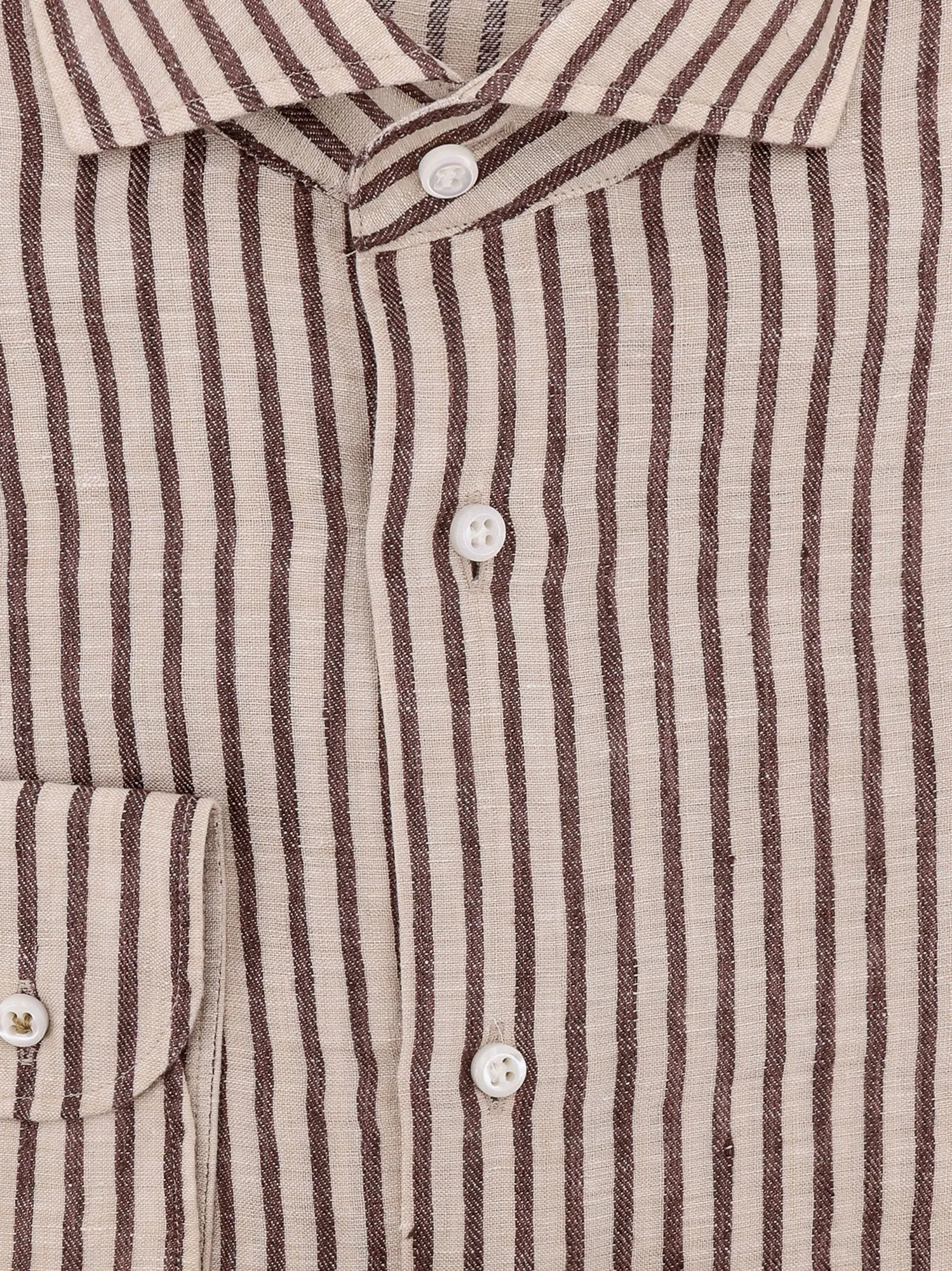 Boss Josh Striped Linen Shirt
